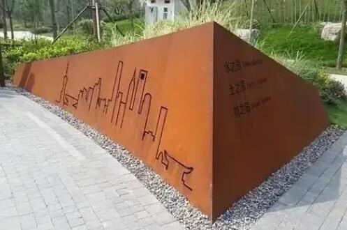 万州耐候钢挡土墙